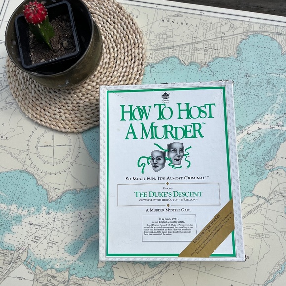 Vintage How to Host a Murder The Duke’s Descent Game - Picture 1 of 5